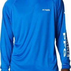 Coupon 👏 Columbia Men's PFG Terminal Tackle Long Sleeve 👕 Shirt Laser Lemon/cool Grey 🔥