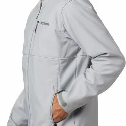 Deals 👍 Columbia Men's Ascender Softshell Wind Jacket Columbia Grey 🎁 -Cheap Warm jacket Shop unnamed file 1055
