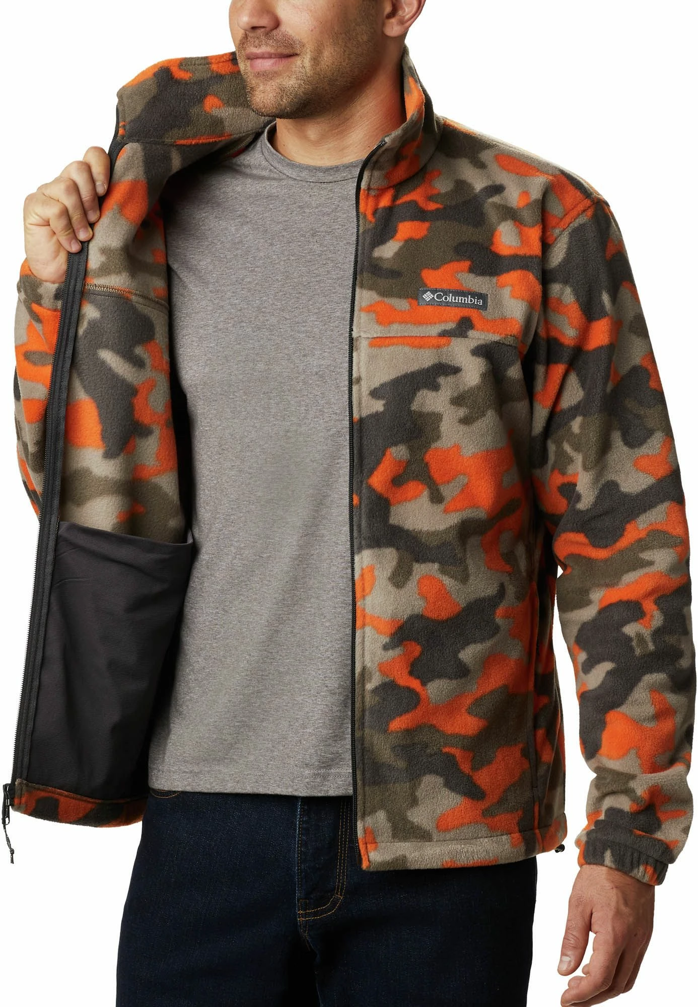 Promo π₯ Columbia Men's Steen Mountain Print Jacket Stone Green Plaid π 6 Promo π₯ Columbia Men's Steen Mountain Print Jacket Stone Green Plaid π - Image 4