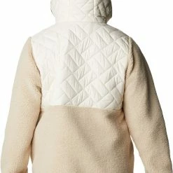 Best Sale 🔔 Columbia Women's Sweet View Fleece Hooded Pullover Stone Grn/cyprss Trd Cmo 😀 -Cheap Warm jacket Shop unnamed file 1096