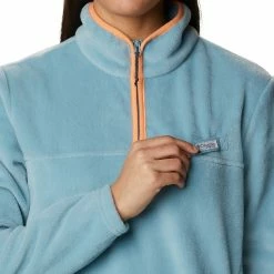 Columbia Women's PFG Slack Water Fleece Pullover Storm/bright Nectar -Cheap Warm jacket Shop unnamed file 1103