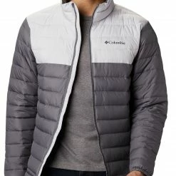 Best Pirce 🎉 Columbia Men's Powder Lite Insulated Jacket City Grey/nimbus Grey 💯
