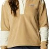 Cheapest ✔️ Columbia Women's Benton Springs Crop Fleece Pullover Chalk/chalk Wolfscape 🥰 -Cheap Warm jacket Shop unnamed file 1146