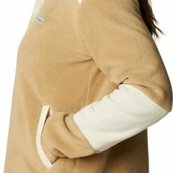 Cheapest ✔️ Columbia Women's Benton Springs Crop Fleece Pullover Chalk/chalk Wolfscape 🥰 -Cheap Warm jacket Shop unnamed file 1149