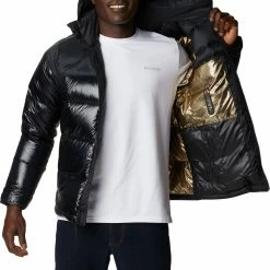 Hot Sale ⌛ Columbia Men's Bulo Point II Down Jacket Black Shiny/black Logo 🎉 -Cheap Warm jacket Shop unnamed file 1285