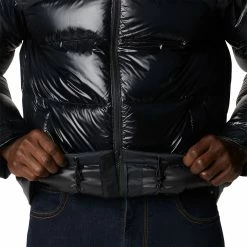Hot Sale ⌛ Columbia Men's Bulo Point II Down Jacket Black Shiny/black Logo 🎉 -Cheap Warm jacket Shop unnamed file 1289