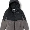 Best deal 🎉 Columbia Boys' Powder Lite Novelty Hooded Jacket Black/city Grey 🤩 -Cheap Warm jacket Shop unnamed file 1330
