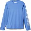 Best deal 🧨 Columbia Youth Terminal Tackle Heather Long Sleeve 👕 Shirt For Boys' Blue Macaw Hthr/whte Logo 🤩 -Cheap Warm jacket Shop unnamed file 134