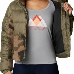 Best Pirce 🧨 Columbia Women's Leadbetter Point Sherpa Hybrid Jacket Stone Grn/cyprss Md Cmo 🛒 -Cheap Warm jacket Shop unnamed file 1343