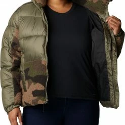 Best Pirce 🧨 Columbia Women's Leadbetter Point Sherpa Hybrid Jacket Stone Grn/cyprss Md Cmo 🛒 -Cheap Warm jacket Shop unnamed file 1347