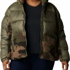 Best Pirce 🧨 Columbia Women's Leadbetter Point Sherpa Hybrid Jacket Stone Grn/cyprss Md Cmo 🛒 -Cheap Warm jacket Shop unnamed file 1348
