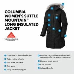 Brand new 🎉 Columbia Women's Suttle Mountain Long Insulated Jacket Dark Nocturnal 💯 -Cheap Warm jacket Shop unnamed file 1355