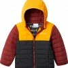 Cheapest 🎁 Columbia Little Boys' Powder Lite Hooded Jacket Shark/flame Ornge/rd Jspr 💯 -Cheap Warm jacket Shop unnamed file 1366