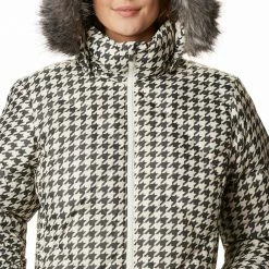 New 😉 Columbia Women's Icy Heights II Down Jacket Chalk Houndstooth Print ⭐ -Cheap Warm jacket Shop unnamed file 1372