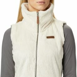 Hot Sale 👍 Columbia Women's Fire Side Sherpa Vest Jacket Shark Stripe 🌟 -Cheap Warm jacket Shop unnamed file 1384