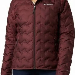Hot Sale 😍 Columbia Women's Delta Ridge Down Insulated Jacket Malbec 👍