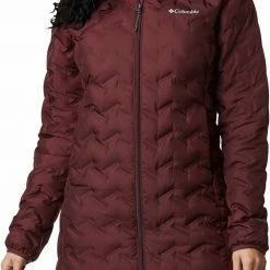 Cheap Warm jacket Shop 7 Hot Sale π Columbia Women's Delta Ridge Long Down Jacket Malbec π