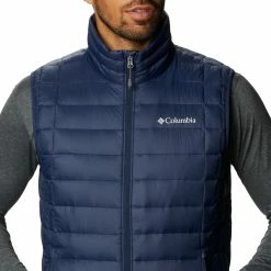Best Pirce 🎁 Columbia Men's Voodoo Falls 590 TurboDown Vest Collegiate Navy 🔔 -Cheap Warm jacket Shop unnamed file 1475