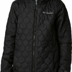 Brand new ❤️ Columbia Girls' Whirlibird II 2-in-1 Jacket Blk Crackle Prnt/blk 🎁 -Cheap Warm jacket Shop unnamed file 1512