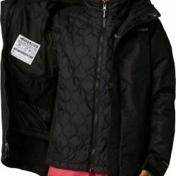 Brand new ❤️ Columbia Girls' Whirlibird II 2-in-1 Jacket Blk Crackle Prnt/blk 🎁 -Cheap Warm jacket Shop unnamed file 1515