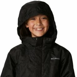 Brand new ❤️ Columbia Girls' Whirlibird II 2-in-1 Jacket Blk Crackle Prnt/blk 🎁 -Cheap Warm jacket Shop unnamed file 1517