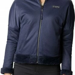 Outlet 🌟 Columbia Women's Bundle Up Reversible Full Zip Fleece Dark Nocturnal/nocturnal 👏 -Cheap Warm jacket Shop unnamed file 1581