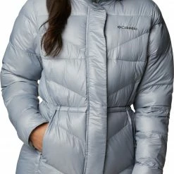 Best Sale ❤️ Columbia Women's Peak To Park II Insulated Hooded Jacket Tradewinds Grey 😀