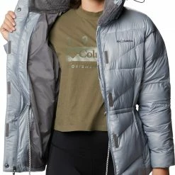 Best Sale ❤️ Columbia Women's Peak To Park II Insulated Hooded Jacket Tradewinds Grey 😀 -Cheap Warm jacket Shop unnamed file 1592