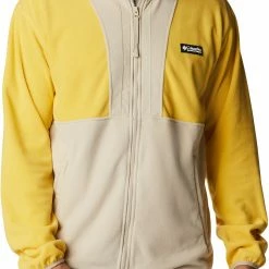 Wholesale π Columbia Men's Back Bowl Lightweight Fleece Full Zip Jacket Sea Salt/ancient Fossil π