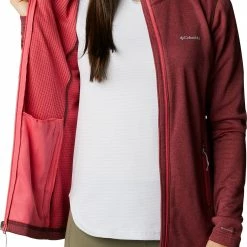 Outlet ⭐ Columbia Women's Park View Grid Full Zip Fleece Jacket Bright Geranium Heather 🔔 -Cheap Warm jacket Shop unnamed file 1684