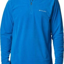 Discount 🌟 Columbia Men's Klamath Range II Half Zip Microfleece Pullover Bright Indigo 🎁