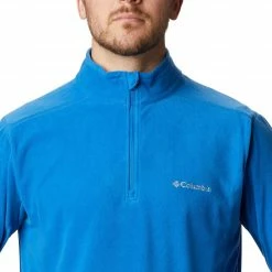Discount 🌟 Columbia Men's Klamath Range II Half Zip Microfleece Pullover Bright Indigo 🎁 -Cheap Warm jacket Shop unnamed file 1737