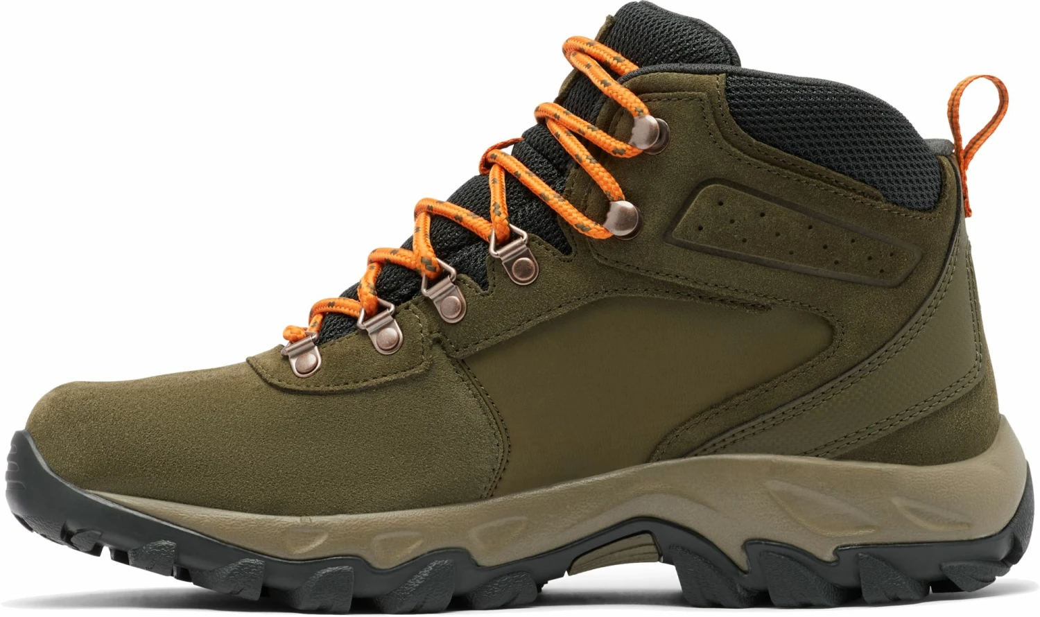 Brand new β¨ Columbia Men's Newton Ridge Plus II Suede Waterproof Hiking π₯Ύ Boots Nori/orange π 6 Brand new β¨ Columbia Men's Newton Ridge Plus II Suede Waterproof Hiking π₯Ύ Boots Nori/orange π - Image 4
