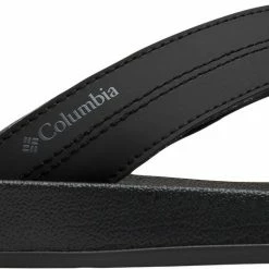 Best deal π Columbia Men's Hood River Flip Flops Black/graphite β
