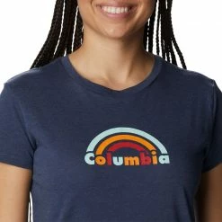 Top 10 😉 Columbia Women's Columbia Trek Short Sleeve Graphic T-Shirt Wild Fuia Heer/blked Raow 🌟 -Cheap Warm jacket Shop unnamed file 1890