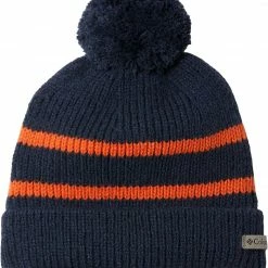 Outlet 😍 Columbia Youth Auroras Lights Beanie For Boys' Columbia Navy/tangy Orang 😍