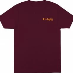 Flash Sale 🎁 Columbia Men's Slane Short Sleeve T-Shirt Rich Wine 😉 -Cheap Warm jacket Shop unnamed file 1997