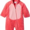 New ⌛ Columbia Infant Sherpa Bunting For Girls' Brght Geranium/pnk Orchid 🎉