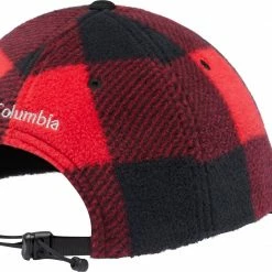 Discount ❤️ Columbia CSC II Fleece Ball Cap For Men Mountain Red Check Print 🎉 -Cheap Warm jacket Shop unnamed file 2052