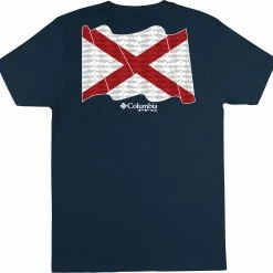Hot Sale 🤩 Columbia Men's Ivey Short Sleeve T-Shirt Columbia Navy 🎁