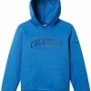 Budget ❤️ Columbia Boys' Trek Pullover Hoodie For Girls' Bright Indigo Heather 🔥 -Cheap Warm jacket Shop unnamed file 2186