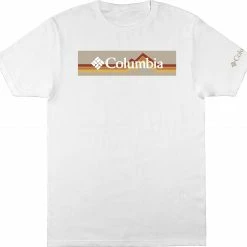 Cheap 🛒 Columbia Men's Stripe Box Fill T-Shirt White 🧨