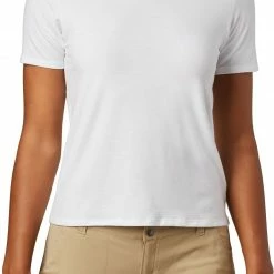 Flash Sale 😍 Columbia Women's Essential Elements Short Sleeve 👚 Shirt White ⌛