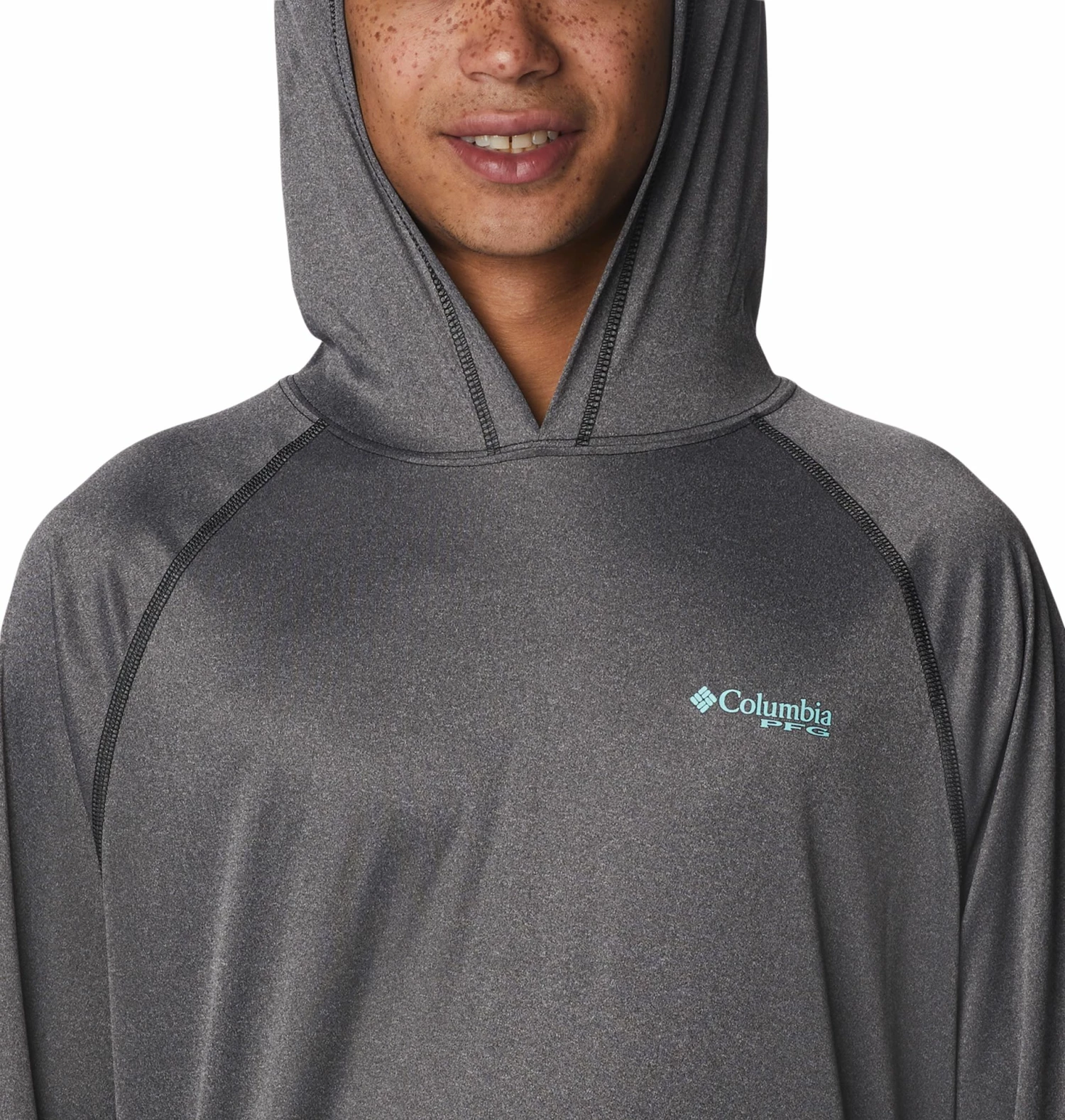 Buy π Columbia Men's Terminal Tackle Heather Hoodie Electric Turquoise/ombre β 6 Buy π Columbia Men's Terminal Tackle Heather Hoodie Electric Turquoise/ombre β - Image 4