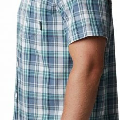 Outlet ⭐ Columbia Men's Big & Tall Rapid Rivers II Short Sleeve Button Down 👕 Shirt Carnelian Red Large Plaid 😀 -Cheap Warm jacket Shop unnamed file 2393