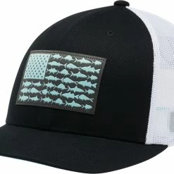 Best reviews of 🛒 Columbia PFG Fish Flag Mesh Snapback Hat For Women Black/white 😀