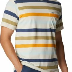 Best reviews of 😍 Columbia Men's Glendoveer Pocket Short Sleeve T-Shirt Chalk Everyday Stripe ⌛ -Cheap Warm jacket Shop unnamed file 2630