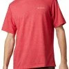 Discount 😍 Columbia Men's Thistletown Park Crew T-Shirt - Big & Tall Mountain Red Heather ⭐ -Cheap Warm jacket Shop unnamed file 2631