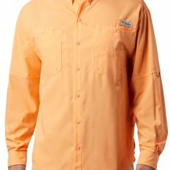 Deals ⌛ Columbia Men's Tamiami II Long Sleeve 👚 Shirt Laser Lemon 💯