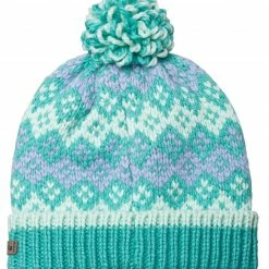Cheapest 🛒 Columbia Kids' Fawn Hike Pom Pom Beanie For Boys' Pink Orchid/bright Grnm 🥰